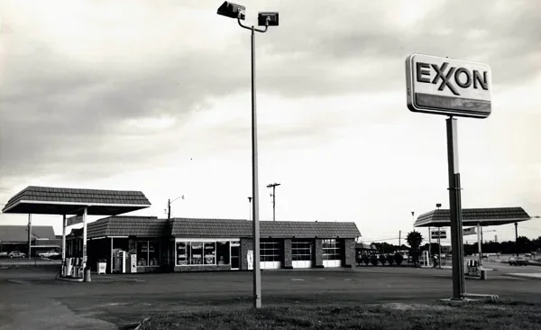 One of the first Propst Brothers Exxon convenience stores in Concord North Carolina